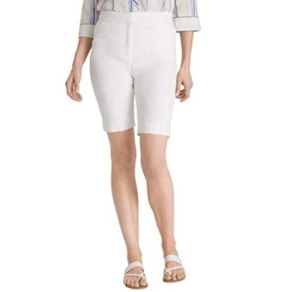 CHICO’S Secret Stretch White Shorts - Picture 1 of 11